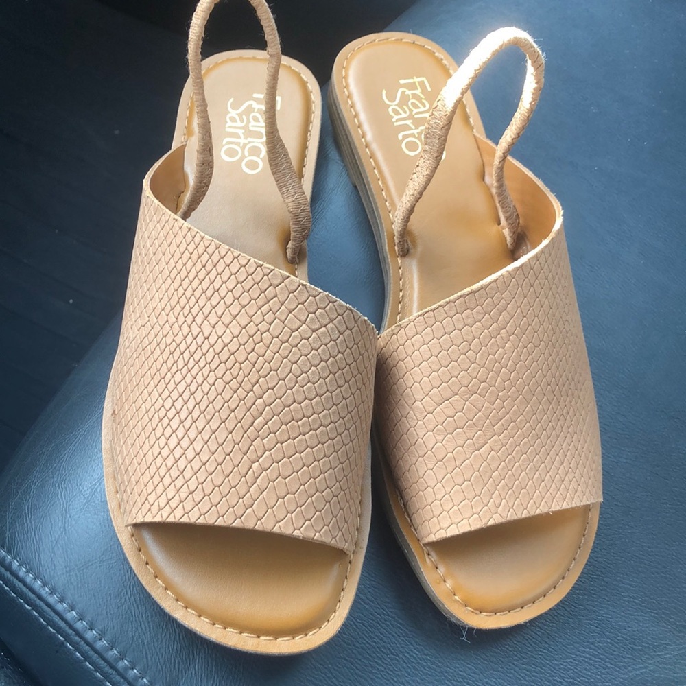 Never used! Beige one strap sandals - Franco Sarto